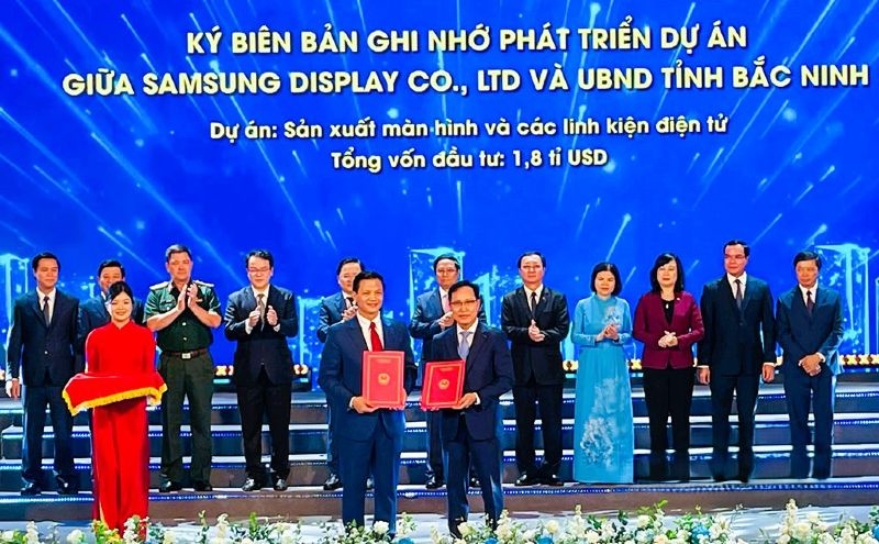 Samsung Display to pour $1.8 billion into new OLED plant in Bac Ninh